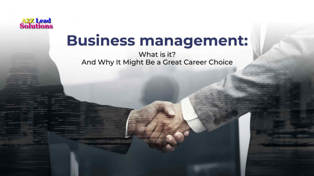 We Deal With Best Business Management